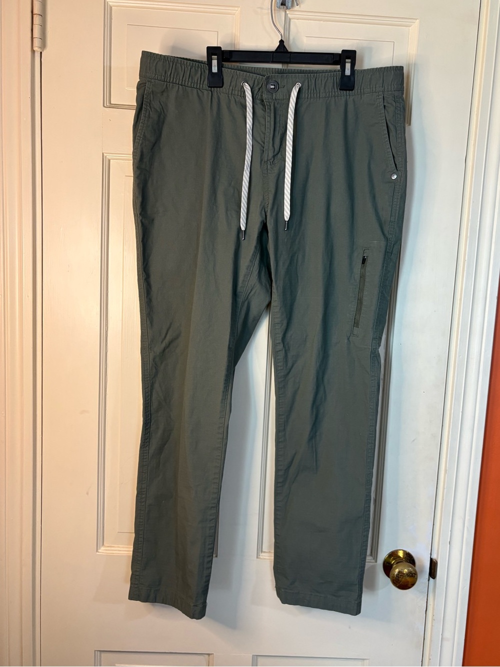 Vuori Ripstop Pants Women’s XL Army Green Hiking Climbing Outdoor Active